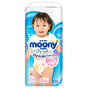 ユニチャーム ムーニーマン エアフィット女の子BIGサイズ38枚