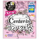 ユニチャーム センターイン コンパクト1/2 スイート 多い夜用羽つき12枚