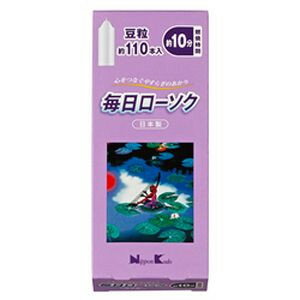 日本香堂 毎日ローソク 豆粒 約110本入