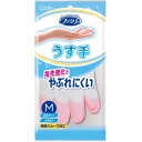 エステー ファミリービニールうす手指先抗ウイルス加工Mサイズピンク1双