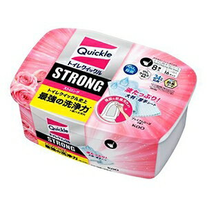 花王 トイレクイックル ストロング トイレ用そうじシート プレミアムローズの香り容器8枚入