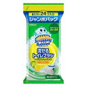 ジョンソン スクラビングバブル 流せるトイレブラシ シトラスつめかえジャンボパック 24個