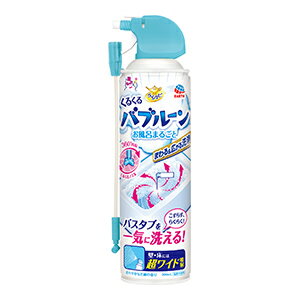 アース製薬 らくハピ くるくるバブルーン お風呂まるごと 泡スプレー360ml