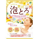 牛乳石鹸 お湯物語 贅沢泡とろ 入浴料 プルメリアガーデンの香り 30g (1308-0403)