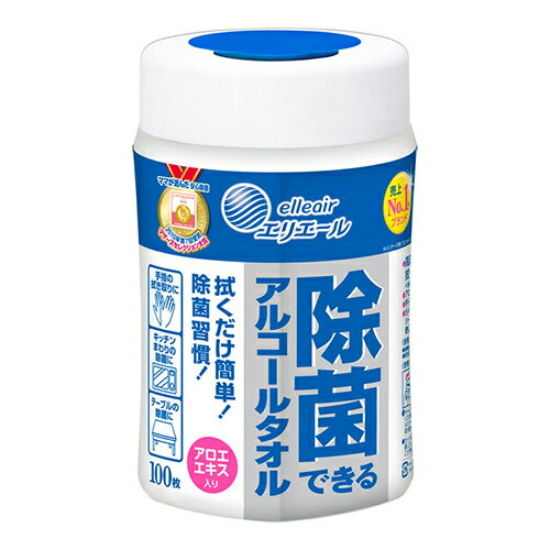 [大王製紙]エリエール 除菌できるアルコールタオル 本体 100枚