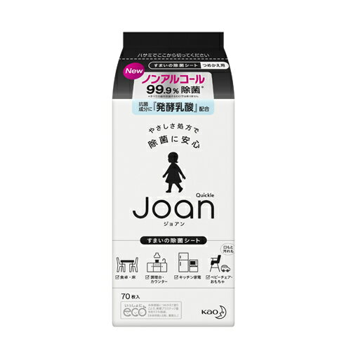 [花王]クイックルジョアン 除菌シート 詰替え 70枚入