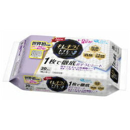 [大王製紙]エリエール キレキラ！トイレクリーナー 1枚で徹底おそうじシート クリ...