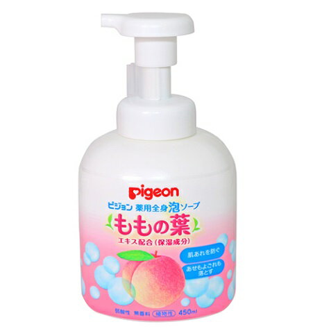 [ピジョン]薬用全身泡ソープ ももの葉 450ml