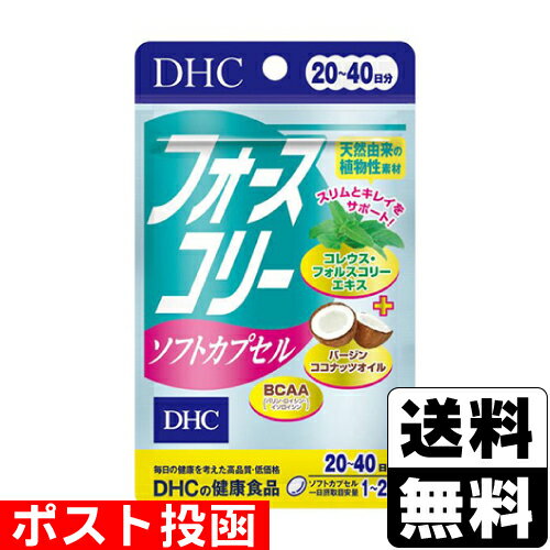 ※商品リニューアル等によりパッケージ及び容量等は変更となる場合があります。ご了承ください。【商品説明】コレウス・フォルスコリーエキス末の量やサプリメントの形状に配慮し、ニオイなどが気にならない、やさしい配合にしました。【原材料】ココナッツオイル（インド製造）、コレウス・フォルスコリーエキス末（コレウス・フォルスコリー抽出物、デキストリン）、ゼラチン、グリセリン、グリセリン脂肪酸エステル、バリン、ロイシン、イソロイシン、ビタミンB1、ビタミンB2、ビタミンB6【栄養成分】1〜2粒370〜740mgあたり 熱量・・・2.2〜4.4kcal たんぱく質・・・0.11〜0.22g 脂質・・・0.15〜0.31g 炭水化物・・・0.09〜0.18g 食塩相当量・・・0.001〜0.002g ビタミンB1・・・0.5〜1.0mg ビタミンB2・・・0.5〜1.0mg ビタミンB6・・・0.5〜1.0mg コレウスフォルスコリエキス末・・・85〜170mg（フォルスコリン25〜50mg） バージンココナッツオイル・・・100〜200mg バリン・・・5〜10mg ロイシン・・・5〜10mg イソロイシン・・・5〜10mg【製造国又は原産国】日本【発売元、販売元又は製造元】株式会社ディーエイチシー 【広告文責】株式会社ザグザグ（086-207-6300）