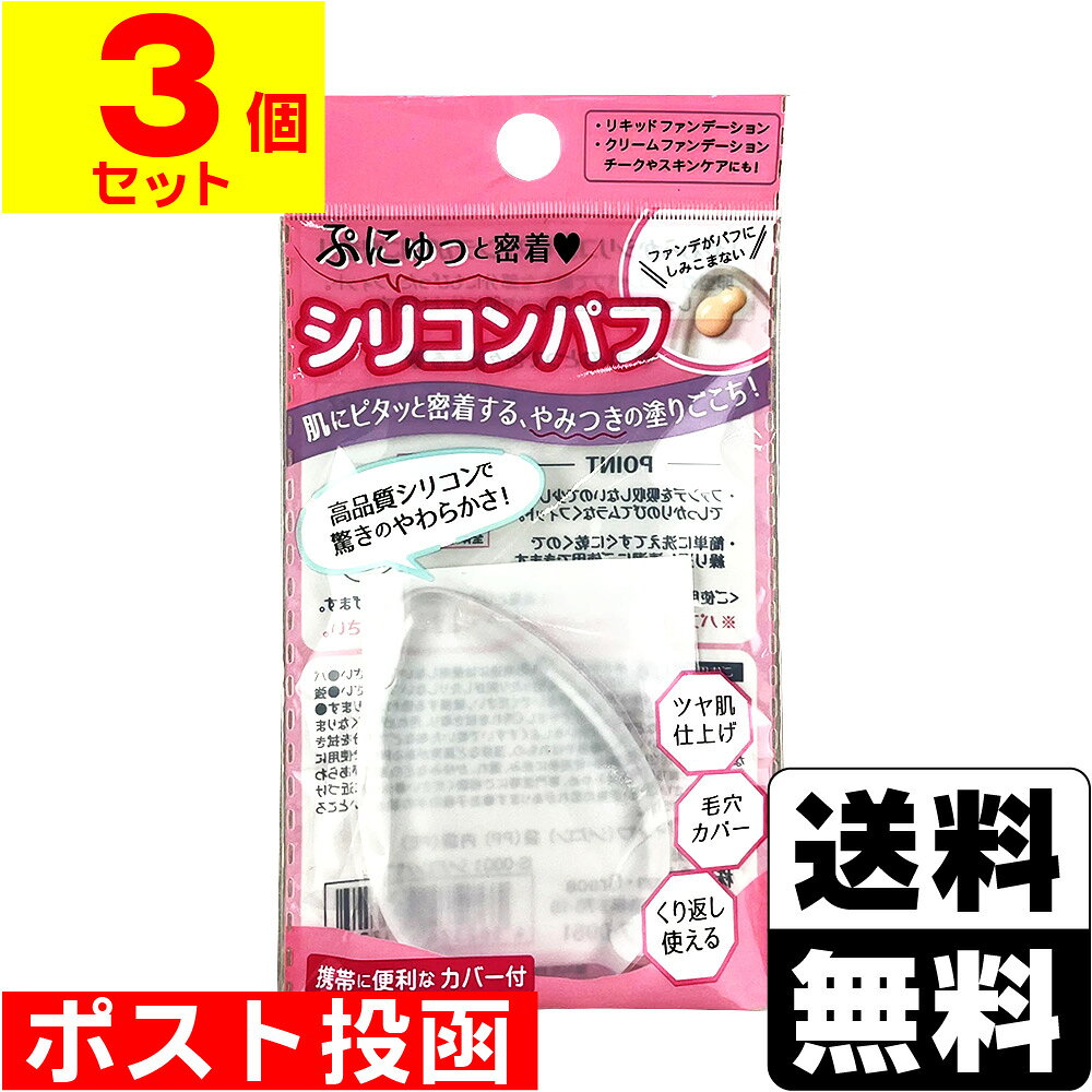 ■ポスト投函■アイシュテル シリコンパフ 1個【3個セット】
