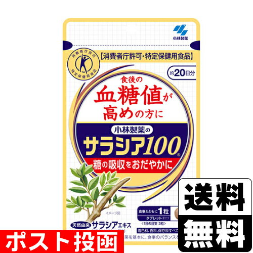 ■ポスト投函■[小林製薬]小林製薬の栄養補助食品 サラシア100 約20日分 60粒