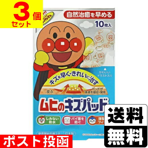 ■ポスト投函■[池田模範堂]ムヒのキズパッド 10枚入【3個セット】