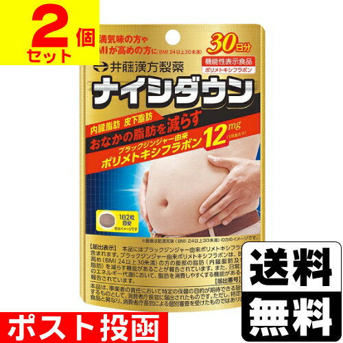 ■ポスト投函■[井藤漢方製薬]ナイシダウン 60粒【2個セット】