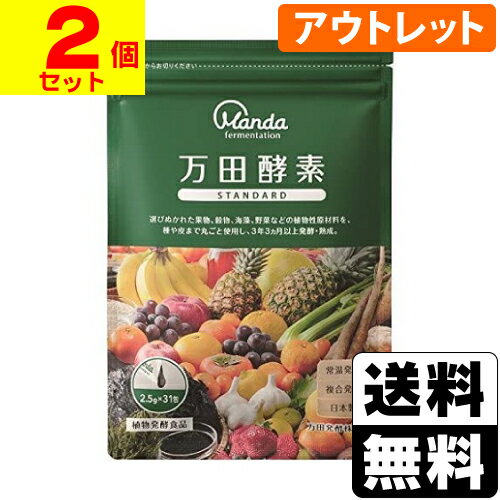 【期限間近のため特価販売】■ポスト投函■[万田発酵]万田酵素 STANDARD ペースト 分包タイプ 31包入【2個セット】[アウトレット]（賞味期限：25年11月16日まで）