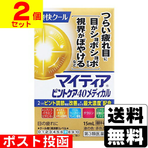 【第3類医薬品】【セ税】■ポスト投函■[第一三共ヘルスケア]マイティア ピントケア40 メディカル 15mL【2個セット】
