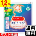 ■ポスト投函■[花王]めぐりズム 蒸気でホットアイマスク 森林浴の香り【12枚セット】