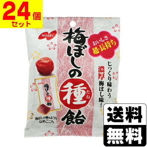 [ノーベル]梅ぼしの種飴 30g【24個セット】
