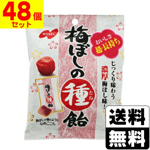 [ノーベル]梅ぼしの種飴 30g【48個セット】