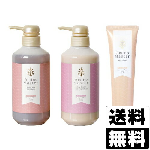 アミノマスター モイストリッチ シャンプー 500ml＋ディープリペア ヘアトリートメント 500g＋ヘアマスクR 150g