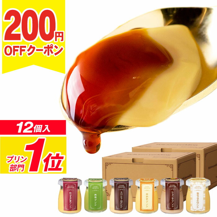 ＼数量限定！200円OFFクーポン／ 父の日 プリン ギフト スイーツ 財宝 プレミアムプリン 6個入 2箱 送料無料 お取り寄せ 2026 お菓子 プレンゼント 贈り物 誕生日プレゼント 内祝い 6種 抹茶 チョコ 紅はるか 安納芋 生キャラメル