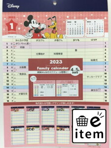 【2セット】ディズニーカレンダー Disney 2023年 令和5年 ファミリーカレンダー 1月始まり 12ヶ月 A4サイズ 壁掛け 計画表 家族用 毎月変わる可愛いデザイン 大人 みんなで共有 子供 仕事 学校 スケジュール 入学 進学 引越し 管理 人気 おすすめ 2000円ポッキリ 送料無料