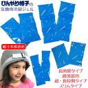 ひんやり帽子の交換用冷却ジェル【長時間タイプ】【頭頂部用 セット用ネットおまけ付き】【超★長時間タイプ】【スリムタイプ アレンジ用】【帽子本体別売】頭部冷却 頭...