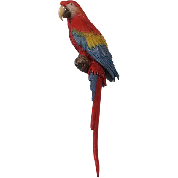 樂天商城 - コンゴウインコ / Scarlet Macaw 100cm(Not in AUS / NZ)FRP 耐水 軽い 強い 屋外用塗装 ガーデンファニチャー 店舗 イベント 置物 インテリア オブジェ 送料無料