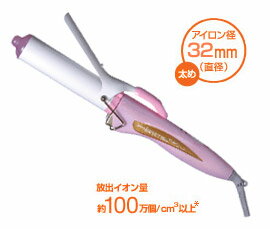 在庫1個限　大特価！　カールアイロン　32mm　ヘアーアイロン　テスコム マイナスイオン＆セラミックコーティングで髪をいたわる。IPM 32