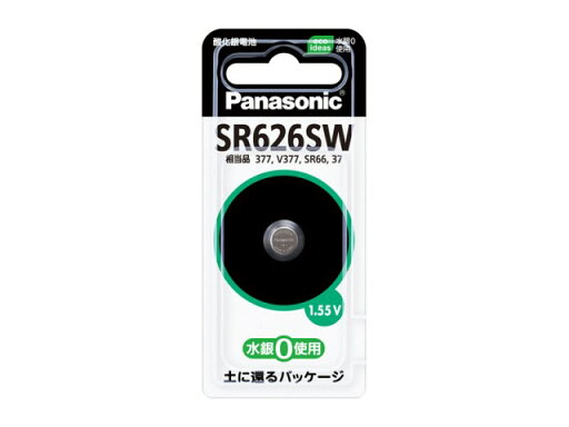 パナソニック マイクロ電池 SR626SW【メール便発送・代引き不可】 パナソニック マイクロ電池 SR626SW【メール便発送・代引き不可】