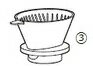 ツインバード工業　CM-D465　全自動コーヒーメーカー(6カップ)　アフターパーツ　4～6カップ用ドリッパ 　図3