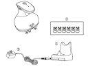 ツインバード工業　TB-G001　防水ヘッドケア機　アフターパーツ　充電台　図1