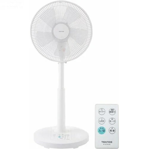 テクノス　TEKNOS フルリモコンDCリビング扇風機 KI-327DC(W) 北海道・離島は送料別途
