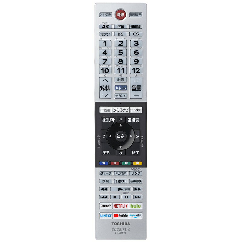 楽天電器と雑貨のマスコット東芝　テレビ　レグザ付属品リモコン　CT-90491
