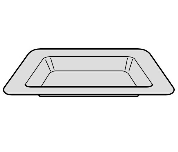 東芝 　純正品　電子レンジ 角皿 (深皿) 適応機種：ER-ND500 ER-PD5000 ER-PD7000 ER-RD5000 ER-RD7000 ER-SD5000 ER-SD7000 ER-TD5000 ER-TD7000 ER-VD5000 ER-VD7000 ER-WD5000 ER-WD7000 ER-XD5000 ER-XD7000