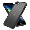 iPhone SE ケース 第3世代 第2世代 iPhone 8/7 ケース マット 半透明 スマホケース 米軍MIL規格 耐衝撃 ワイヤレス充電 黄ばみなし ...
