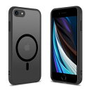 iPhone SE 第3世代 第2世代 ケース MagSafe対応 耐衝撃 半透明 iPhone8 ケース マグネット搭載 PC iPhone7カバー 軽量 薄...