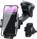 Whatafit スマホホルダー 車 3in1 車載ホルダー スマホスタンド 車 携帯ホルダー 車 【安定性アップ&自由伸縮アーム】 360度回転 超強力真空吸...