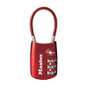 Master Lock ナンバー可変式TSAロック4688JADRED
