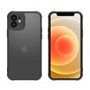 iPhone 12 mini ケース 耐衝撃 半透明 pc マット感 薄型 滑り止め 米軍MIL規格 黄ばみなし ストラップホール付き ワイアレス充電対応 スマ...