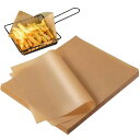 クッキングシート 自然にやさしい 無漂白 クッキングシート 100枚 ナチュラル素材で作られた 未晒クラフト紙 オーブン ベーキング 料理 グリル フライ 蒸し...
