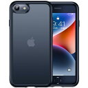 【米軍MIL規格・指紋防止】CASEKOO iPhone se se2 se3 7 8 用 ケース 耐衝撃 滑り止め マット半透明 スマホケース ストラップホー...