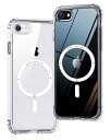 ONES HD超透明 iPhone Se3 Se2 Se 8 7 超強磁性MagSafe対応 ハードケース 米軍MIL規格 エアバッグ 超耐衝撃 レンズ保護 画...