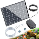 NFESOLAR ソーラーエアーポンプ 4400mAh 蓄電 エアポンプ ソーラー メダカのエアーレーション 太陽光充電式エアポンプ エアチューブ エアストーン...