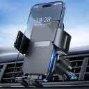 【2024新開発のダプル金属フック】スマホホルダー 車 車載ホルダー 車載携帯ホルダー スマホスタンド 360度調整 カー用品 携帯ホルダー エアコン吹き出し口...