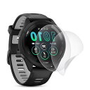 【2枚セット】For GARMIN(ガーミン)Forerunner 265 保護フィルム 反射低減・アンチグレアフィルム 軟TPU素材使用 GARMIN For...