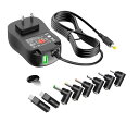 Powseed 3A 45W acアダプター 15V 13.5V 12V 9V 7.5V 6V 5V マルチ電圧アダプター 3aタイプc充電器 5V 2A USBポート dc 5~15V 家電用 ルーター CCTV タブレット スピーカー ビデオ 監視カメラ カメラ ユニバサル