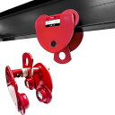 Dragnwin トロリー 手動用プレントロリー トロリー 0.5t プレントロリー トロリー 500kg トロリー 吊り下げトロリー チェーンブロック用プレントロリー 手動トロリ 単管トロリー h鋼 トロリー 単