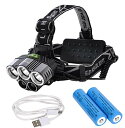 Tomo Light LEDヘッドライト 充電式 ヘッドライト 釣り 対防水コーティング ヘッデン 高輝度LED 5点灯モード 作業灯 防災 登山 釣り ランニ...