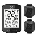 XOSS GPS サイクルコンピュータ スピード ケイデンスセンサーセット ワイヤレス Bluetooth ANT+対応(G+2,Vortex 2pcs)