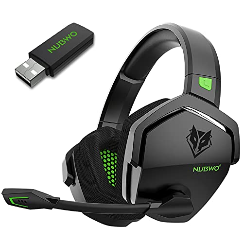 NUBWO ゲーミングヘッドセット ワイヤレス 100時間連続使用 2.4G USB 無線 有線 3WAY接続 PS5 PS4 ヘッドセット マイク付き ヘッドホン ミュート機能付き 低遅延 FPSゲームヘッドセット PC スマホ Switc NUBWO ゲーミングヘッドセット ワイヤレス 100時間連続使用 2.4G USB 無線 有線 3WAY接続 PS5 PS4 ヘッドセット マイク付き ヘッドホン ミュート機能付き 低遅延 FPSゲームヘッドセット PC スマホ Switc